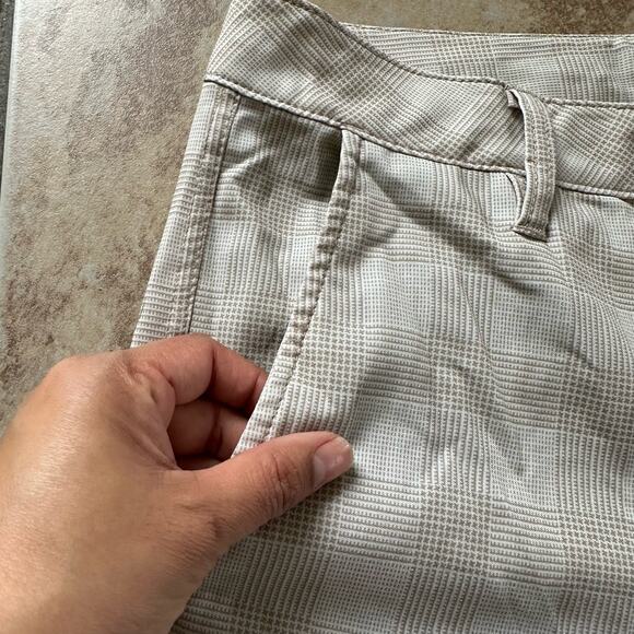 Rip Curl Mirage Boardwalk Series Shorts Beige Plaid Checkered Size 31 - Picture 14 of 15